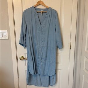 Vanilla Bay Sky Blue High Low Dress